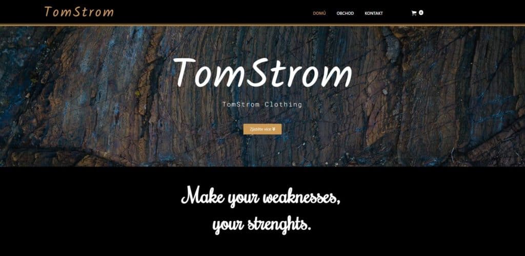 Ãºvod www.tom-strom.com made by DigiSluÅ¾by